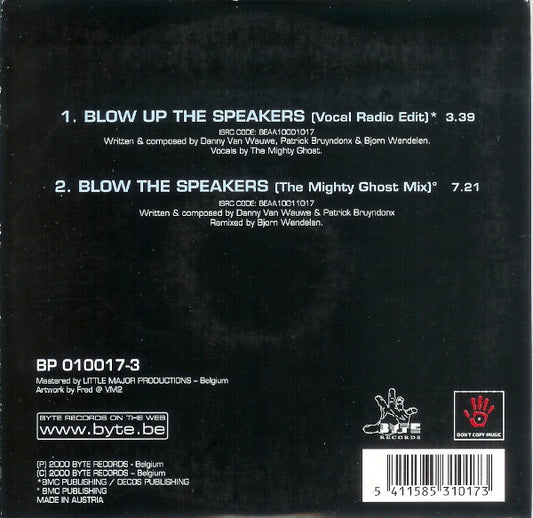 The Moon : Blow Up The Speakers (CD, Single)