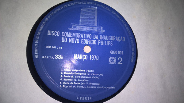 Various : Disco Comemorativo Da Inauguração Do Novo Edifício Philips (2xLP, Comp)