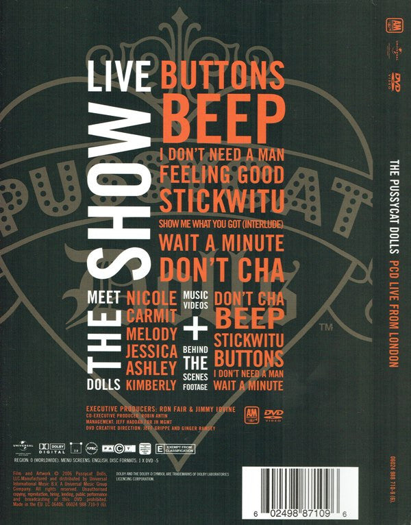 The Pussycat Dolls : Live From London (DVD-V, PAL)
