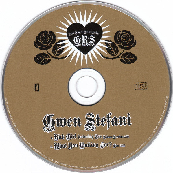 Gwen Stefani Featuring Eve (2) : Rich Girl (CD, Single)