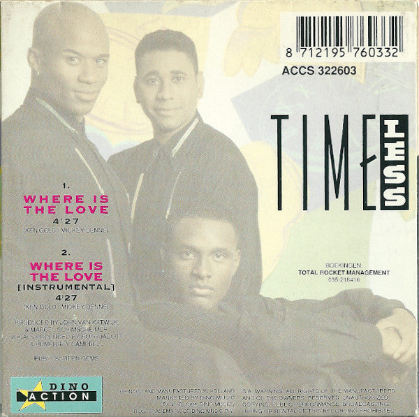 Timeless (4) : Where Is The Love (CD, Single)
