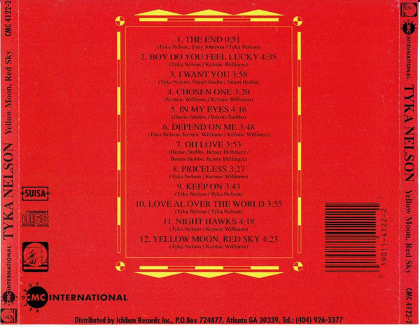 Tyka Nelson : Yellow Moon, Red Sky (CD, Album)