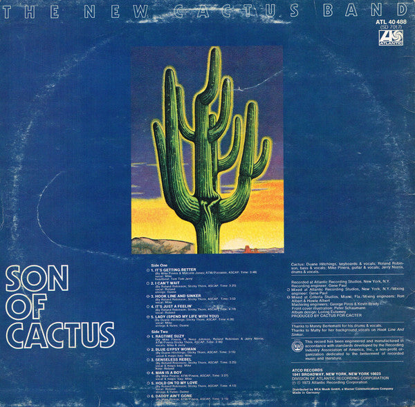 The New Cactus Band : Son Of Cactus (LP, Album)