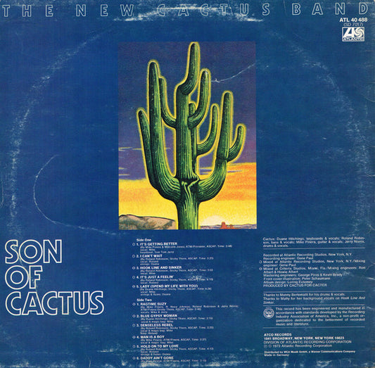 The New Cactus Band : Son Of Cactus (LP, Album)