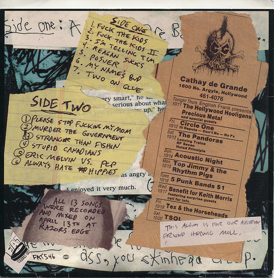 NOFX : Fuck The Kids (7", EP)