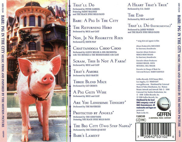 Various : Babe: Pig In The City (Music From And Inspired By The Motion Picture) (CD, Comp)
