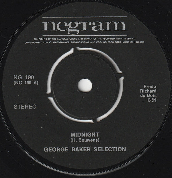 George Baker Selection : Midnight (7", Single)