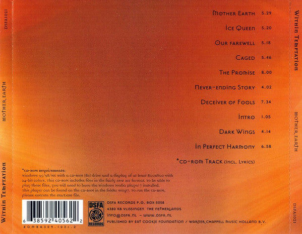 Within Temptation : Mother Earth (CD, Album, Enh)