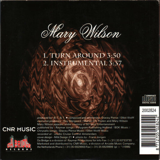 Mary Wilson : Turn Around (CD, Single)