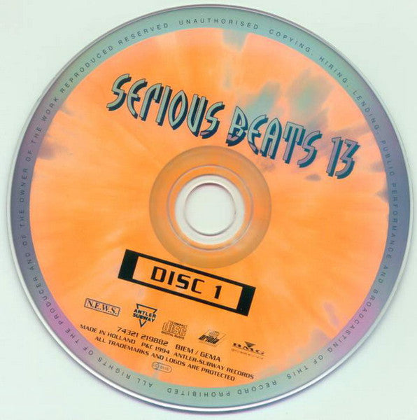 Various : Serious Beats 13 (2xCD, Comp)