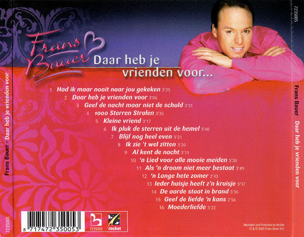 Frans Bauer : Daar Heb Je Vrienden Voor... (CD, Album, RE, S/Edition)