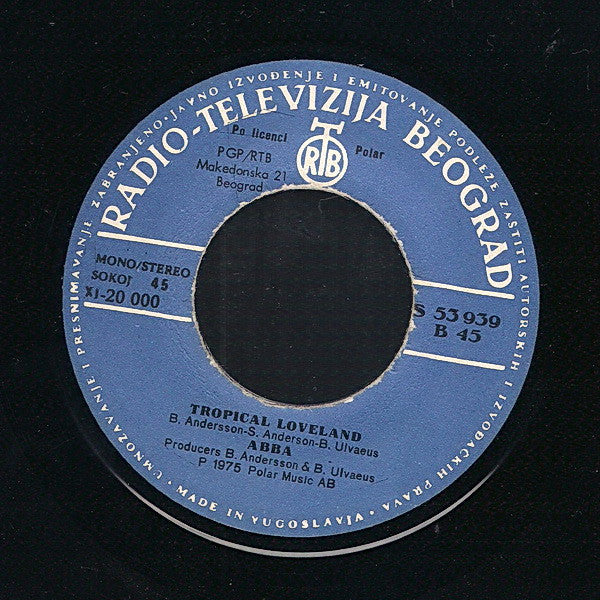 ABBA : Fernando (7", Single, RP, blu)