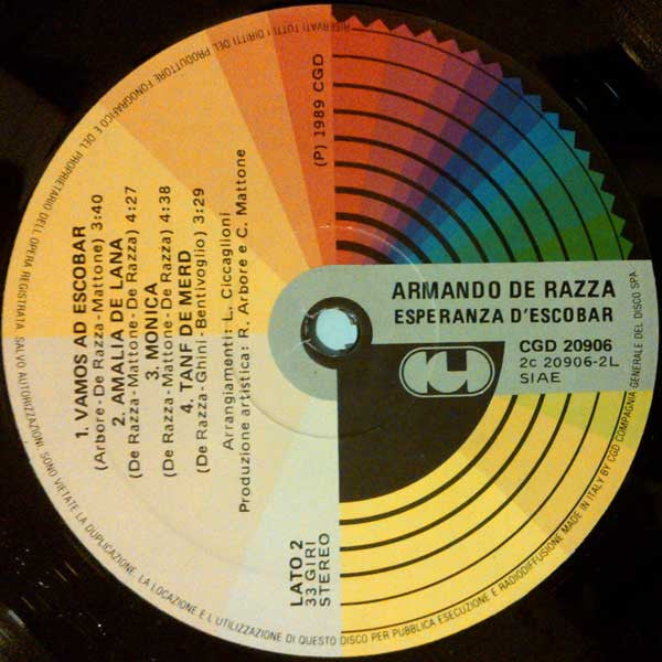 Armando De Razza : Esperanza D'Escobar (LP, Album)
