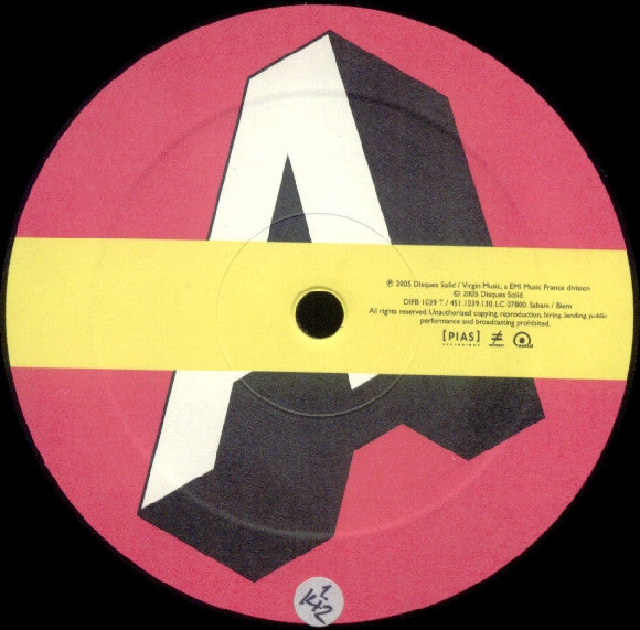 Alex Gopher, Julien Delfaud & Etienne De Crécy Feat. Camille : Fast Track (Vocal Mix) (12")