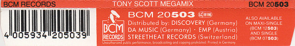 Tony Scott : Megamix - The Ultimate Dancemix (CD, Maxi)