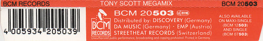 Tony Scott : Megamix - The Ultimate Dancemix (CD, Maxi)
