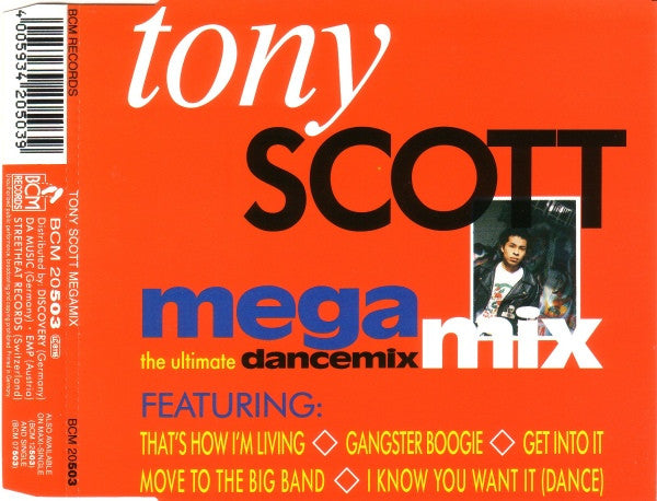 Tony Scott : Megamix - The Ultimate Dancemix (CD, Maxi)