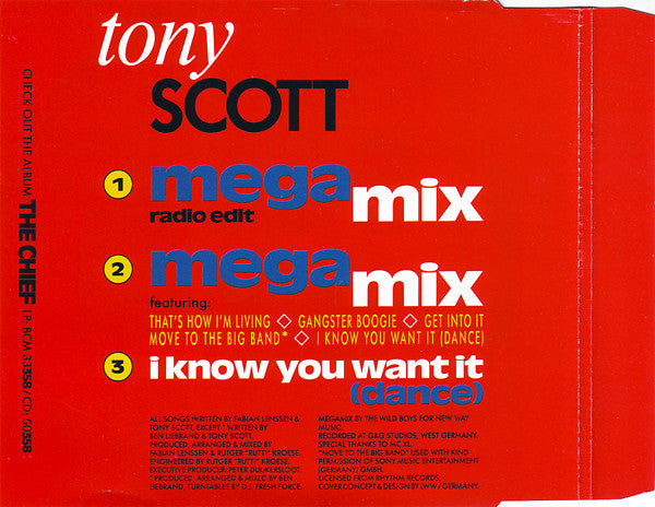 Tony Scott : Megamix - The Ultimate Dancemix (CD, Maxi)