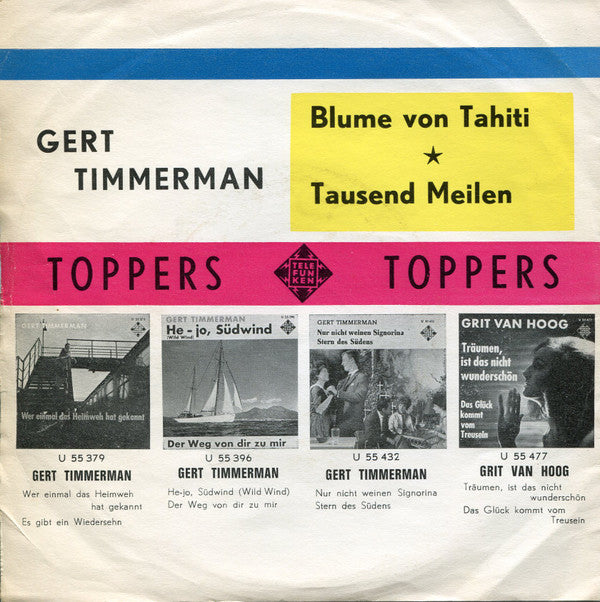 Gert Timmerman : Blume Von Tahiti (7", Single)