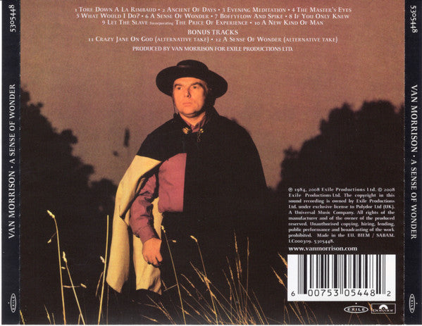 Van Morrison : A Sense Of Wonder (CD, Album, RE, RM)