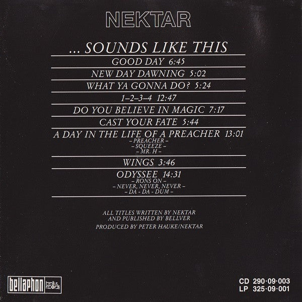Nektar : ...Sounds Like This (CD, Album, RE, RP)