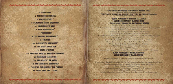 Nicholas Hooper : Harry Potter And The Order Of The Phoenix (Original Motion Picture Soundtrack) (CD, Album)