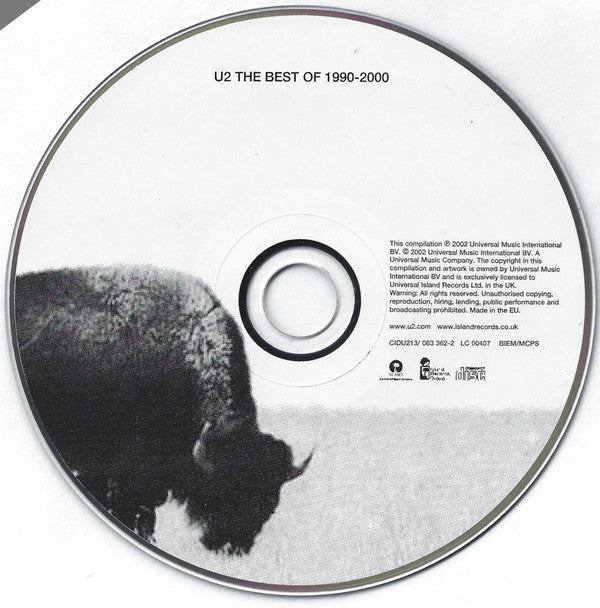 U2 : The Best Of 1990-2000 (CD, Comp, S/Edition)