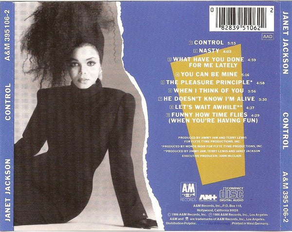 Janet Jackson : Control (CD, Album, RE)
