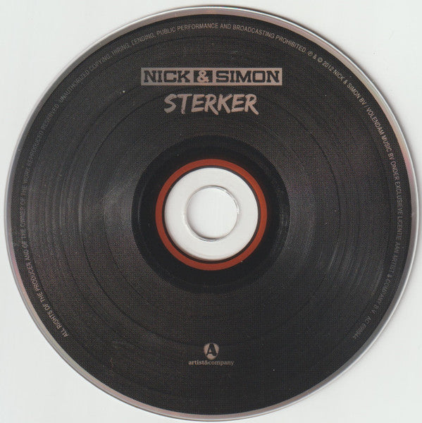 Nick & Simon : Sterker (CD, Album)