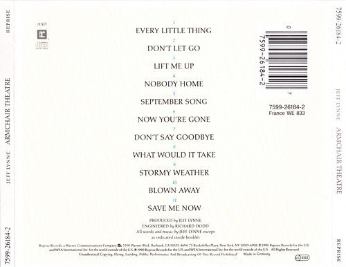 Jeff Lynne : Armchair Theatre (CD, Album)