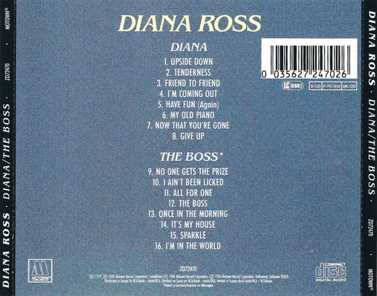 Diana Ross : Diana / The Boss (CD, Comp, Blu)