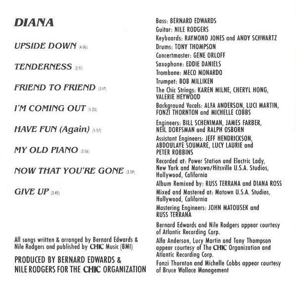 Diana Ross : Diana / The Boss (CD, Comp, Blu)