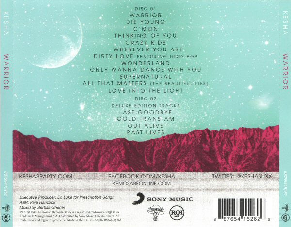 Kesha : Warrior (2xCD, Album, Dlx)