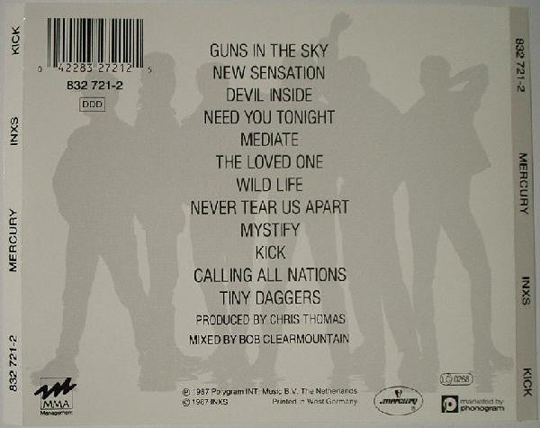 INXS : Kick (CD, Album, PDO)