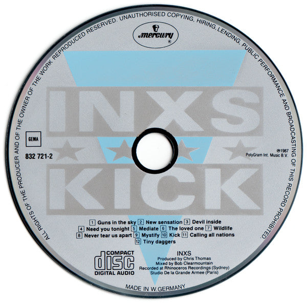INXS : Kick (CD, Album, PDO)