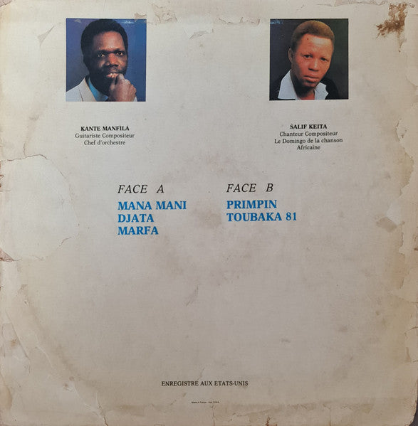 Les Ambassadeurs Internationaux : Mana Mani (LP, Album)