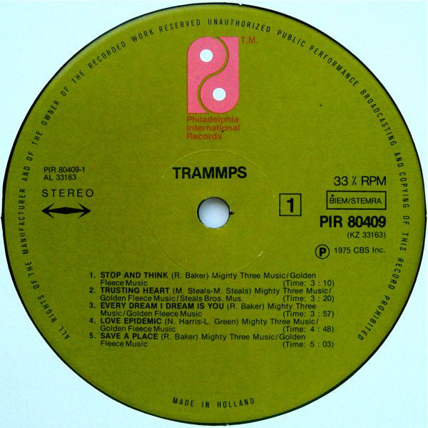 The Trammps : Trammps (LP, Album)