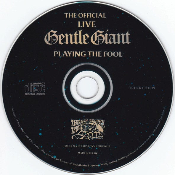 Gentle Giant : Playing The Fool (CD, Album)