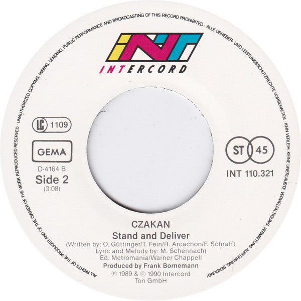 Czakan : Tears (7", Single)