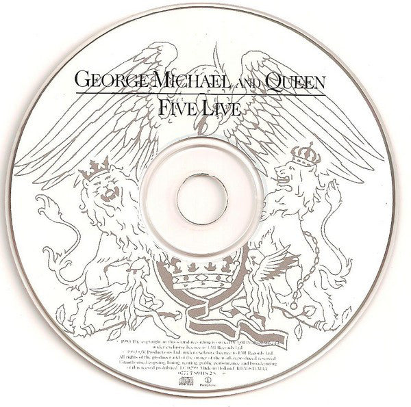 George Michael And Queen With Lisa Stansfield : Five Live (CD, EP)