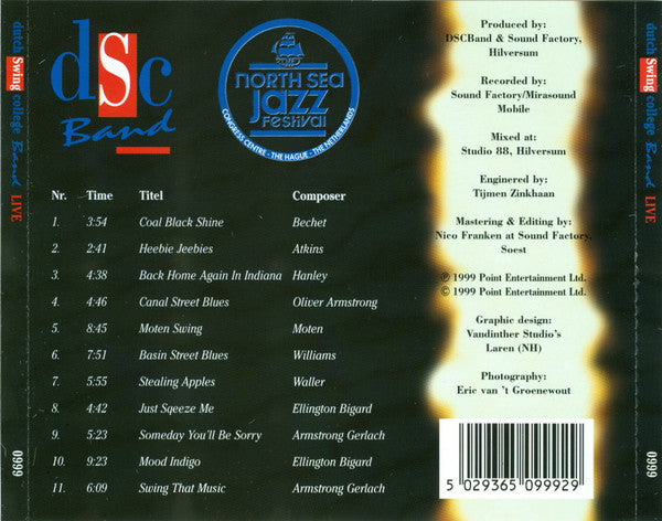 The Dutch Swing College Band : Live North Sea Jazz Festival (CD, Album)