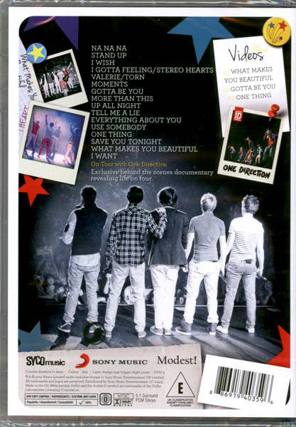 One Direction : Up All Night - The Live Tour (DVD-V, NTSC)
