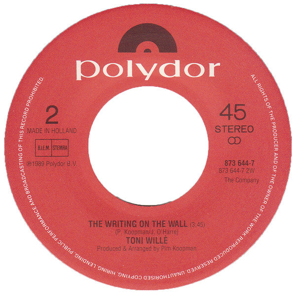 Tony Willé (2) : Good Year For The Roses (7", Single)