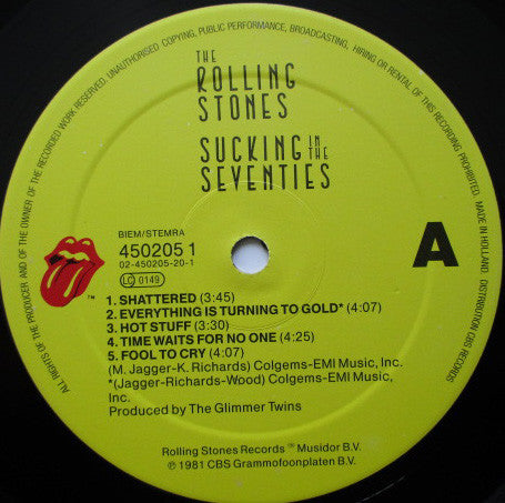 The Rolling Stones : Sucking In The Seventies (LP, Comp, RE)