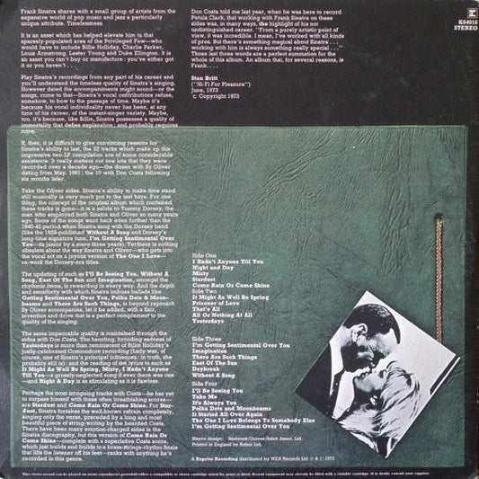 Frank Sinatra : Frank (2xLP, Comp, Tex)