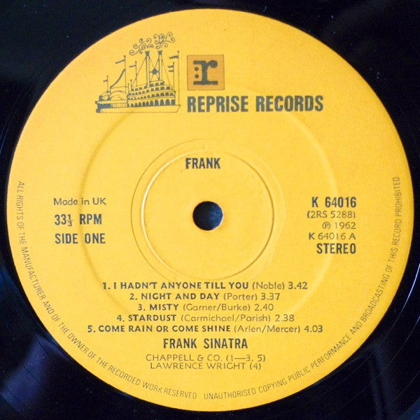 Frank Sinatra : Frank (2xLP, Comp, Tex)
