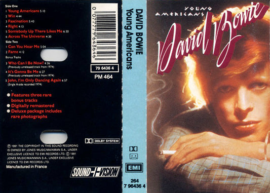David Bowie : Young Americans (Cass, Album, RE, RM)