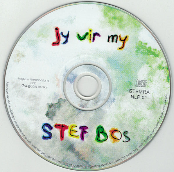 Stef Bos : Jy Vir My (CD, Album)