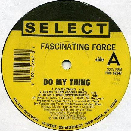 Fascinating Force : Doin' The Bang (12")