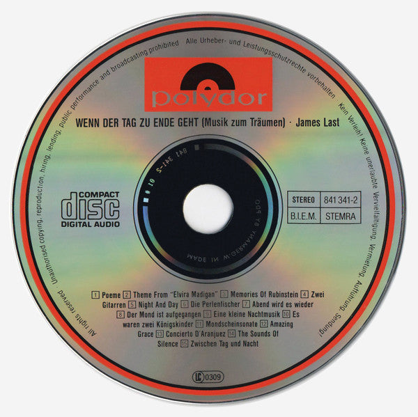 James Last : Wenn Der Tag Zu Ende Geht... (CD, Comp)